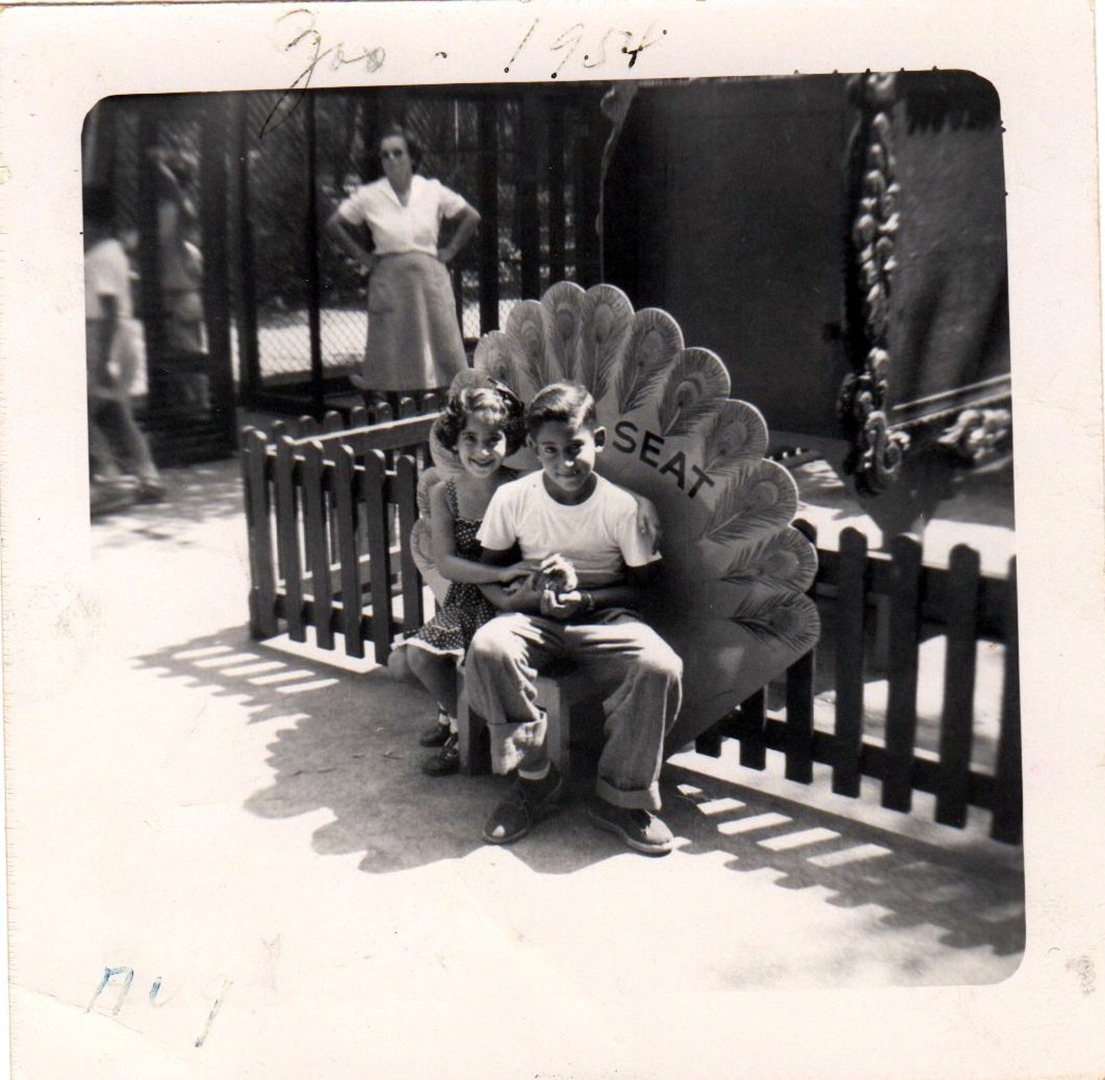 Fran & Mark Rosenthal in Children’s Zoo, 1954